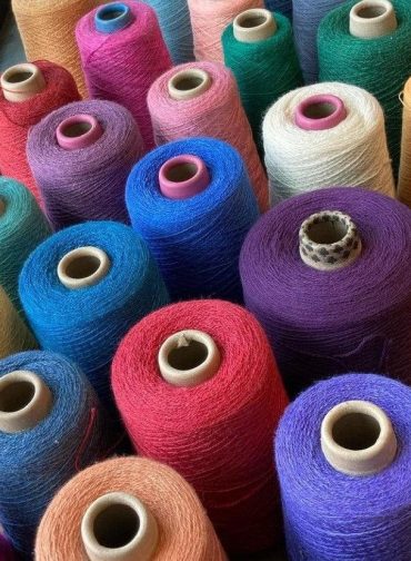 JaggerSpunYarnHeatherLineFingeringWeightCones1lb